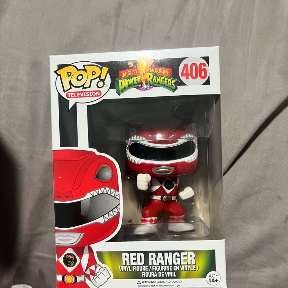 Brand new 406 RED RANGER POP mighty morphin power rangers